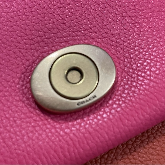 COACH -Tabby Colorblock Mixed Leather Shoulder Bag/handbag/clutch - NWOT - Picture 3 of 12